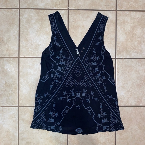 Free People Tops - Free People Sweetest Shifty Mini Dress
Embroidered